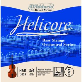 D'addario H611 Helıcore G-Sol Scale 3/4 Dou Kontrabas Tek Tel