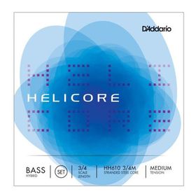 D'addario HH61034M Helicore Hybrid Kontrabas Teli