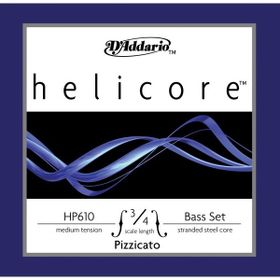 D'addario HP610 3/4M Helıcore Scale 3/4 Pızzıcato Kontrabas Tel Seti