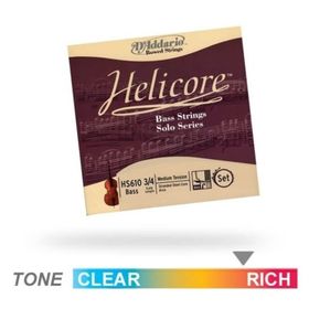 D'addario HS610 Helicore Solo 3-4M Kontrabas Teli
