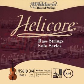 D'addario HS610 Helicore Solo 3-4M Kontrabas Teli