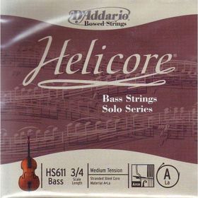 D'addario HS611 A La Helicore Solo 3-4M Tek Kontrabas Teli