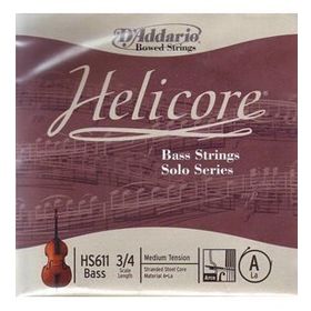 D'addario HS611 A La Helicore Solo 3-4M Tek Kontrabas Teli
