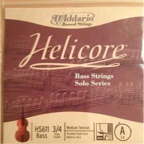 D'addario HS611 A La Helicore Solo 3-4M Tek Kontrabas Teli