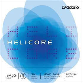D'addario HS613 B Si Helicore Solo 3-4M Tek Kontrabas Teli
