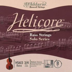 D'addario HS613 B Si Helicore Solo 3-4M Tek Kontrabas Teli