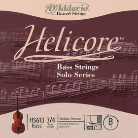 D'addario HS613 B Si Helicore Solo 3-4M Tek Kontrabas Teli