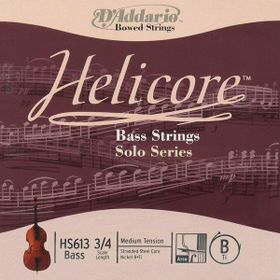 D'addario HS613 Helıcore E-Mİ Scale 3/4 Bass Kontrabas Tek Tel