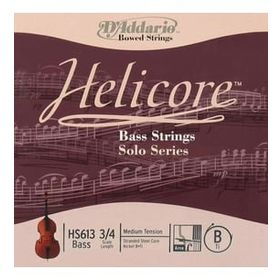 D'addario HS613 Helıcore E-Mİ Scale 3/4 Bass Kontrabas Tek Tel