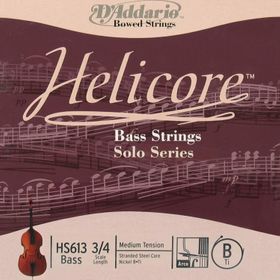 D'addario HS613 Helıcore E-Mİ Scale 3/4 Bass Kontrabas Tek Tel