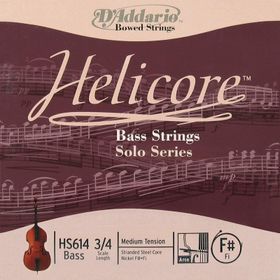 D'addario HS614 Fa Diyez Helicore Solo 3-4M Tek Kontrabas Teli