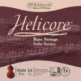 D'addario HS614 Fa Diyez Helicore Solo 3-4M Tek Kontrabas Teli