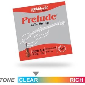 D'addario J1010 Prelude 4-4 Medium Cello Tel Set