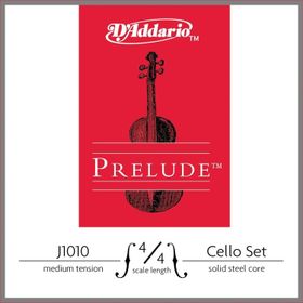 D'addario J101044M-B10 Prelude 10 Setlik Paket 4/4 Scal Cello Tel Seti