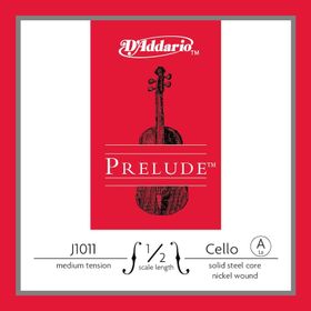 D'addario J1011 Prelude Medium A-La 4-4 Cello Tek Tel