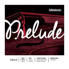 D'addario J1011 Prelude Medium A-La 4-4 Cello Tek Tel