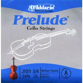 D'addario J1011 Prelude Medium A-La 4-4 Cello Tek Tel