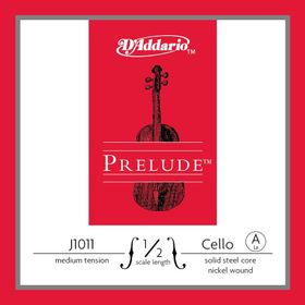 D'addario J1011 Prelude Medium A-La 4-4 Cello Tek Tel