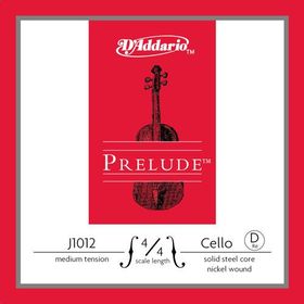 D'addario J1012 Prelude D-RE, 4/4 Scale Medıum TE 4/4M Cello Tek Tel Seti