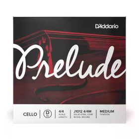 D'addario J1012 Prelude D-RE, 4/4 Scale Medıum TE 4/4M Cello Tek Tel Seti