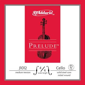 D'addario J1012 Prelude D-RE, 4/4 Scale Medıum TE 4/4M Cello Tek Tel Seti