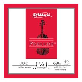 D'addario J1012 Prelude D-RE, 4/4 Scale Medıum TE 4/4M Cello Tek Tel Seti