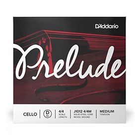 D'addario J1012 Prelude D-RE, 4/4 Scale Medıum TE 4/4M Cello Tek Tel Seti