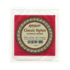 D'addario J2702 Clear Naylon Normal Tension Si Klasik Tek Tel