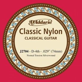 D'addario J2704 Cupper On Nylon Re Klasik Tek Tel