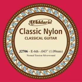 D'addario J2706 Classic Nylon Normal Tension Klasik Gitar Tek Teli