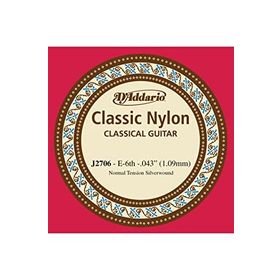 D'addario J2706 Cupper On Nylon Mi Klasik Tek Tel