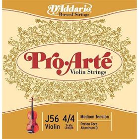 D'addario J56 Pro-Arte Scale 4/4 Medıum Tensıo Keman Tel Seti