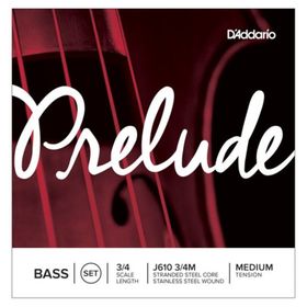 D'addario J610 3-4M Prelude Bas Teli