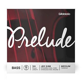 D'addario J611 G 3-4M Prelude Tek Bas Teli