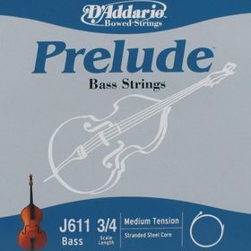 D'addario J611 Prelude G-SOL Scale 3/4 ME Kontrabas Tek Tel