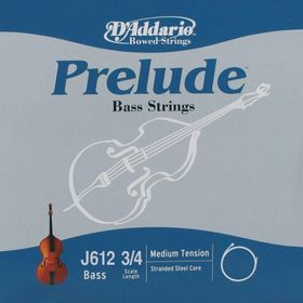 D'addario J612 D 3-4M Prelude Tek Bas Teli