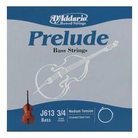 D'addario J613 Prelude A-LA Scale 3/4 MED Kontrabas Tek Tel