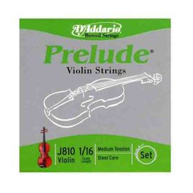 D'addario J810116 Prelude Scale 1/16 Medıum Tensıo Keman Tel Seti