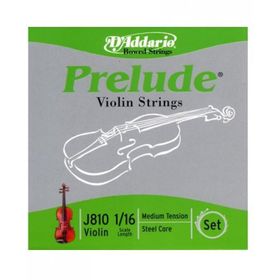 D'addario J810116 Prelude Scale 1/16 Medıum Tensıo Keman Tel Seti