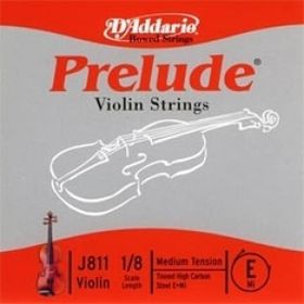 D'addario J811 Prelude Keman E Mi Normal Tension Keman Tel