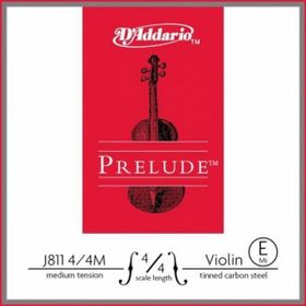 D'addario J811 Prelude Keman E Mi Normal Tension Keman Tel