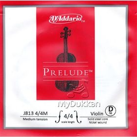 D'addario J813 D 4-4M Prelude Tek Keman Teli