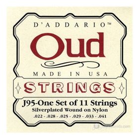D'addario J95S Silverplated Wound Kumlu Ud Tel Set