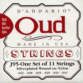 D'addario J95S Silverplated Wound Kumlu Ud Tel Set