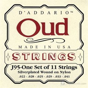 D'addario J95S Silverplated Wound Kumlu Ud Tel Set