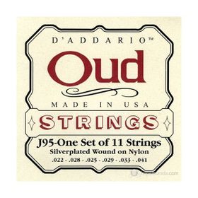 D'addario J95S Silverplated Wound Kumlu Ud Tel Set