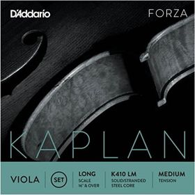 D'addario K410LM Kaplan Long Scale 16 Over Med Vıola Tel Seti