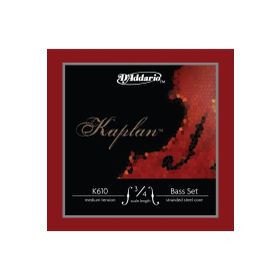 D'addario K610 3/4M Kaplan Scale 3/4 Medıum Tens Kontrabas Tel Seti