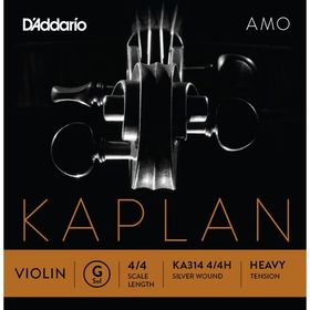 D'addario KA314 Kaplan AMO Scale Length 4/4 G-SO Keman Tek Tel