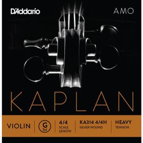 D'addario KA314 Kaplan AMO Scale Length 4/4 G-SO Keman Tek Tel